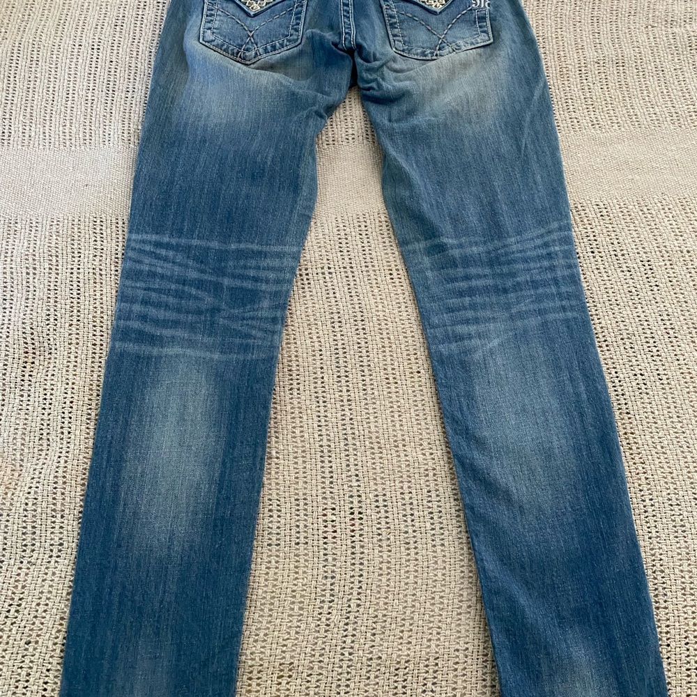 Miss Me skinny straight leg jeans. - Picture 3 of 4